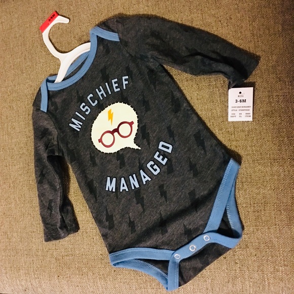 UNISEX INFANT HARRY POTTER BODYSUIT Dumbledore/'s Army NB 0-3M 3-6M 6-9M Romper